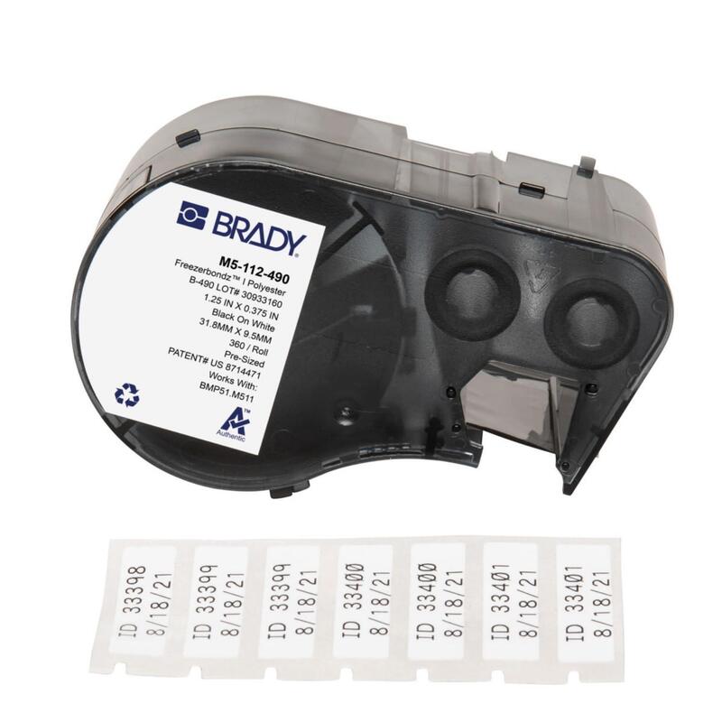Bmp51/M511 Freezerbondz Label Printer Labels