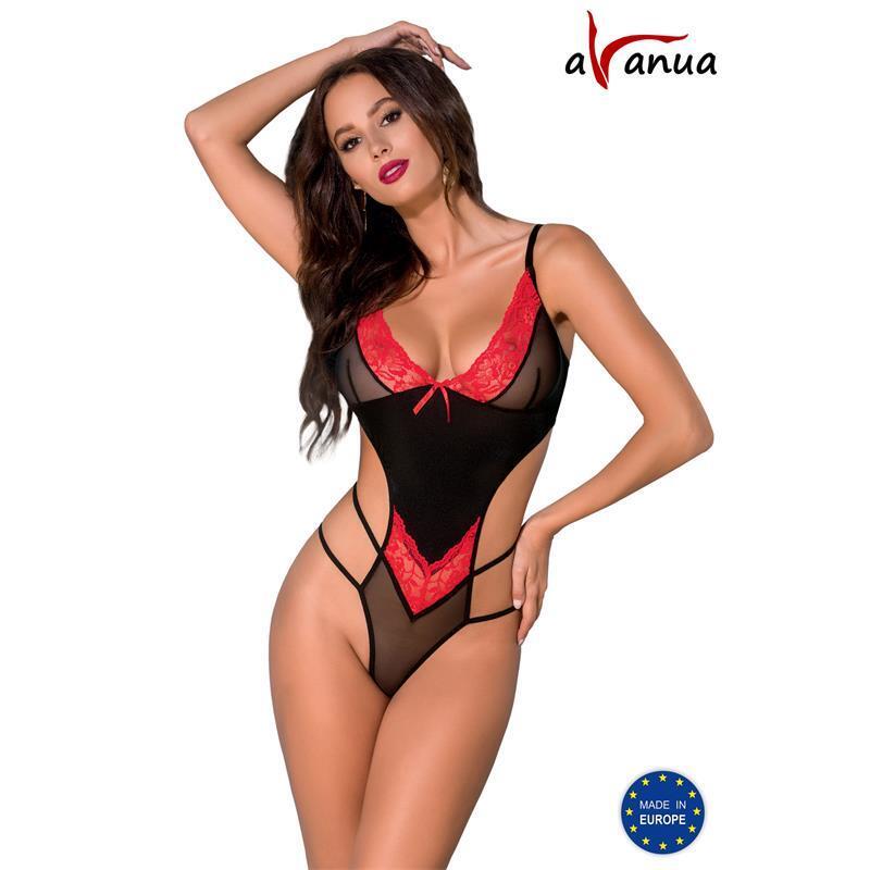 Body Odina Black/Red Talla (Interno):Xxl/Xxxl