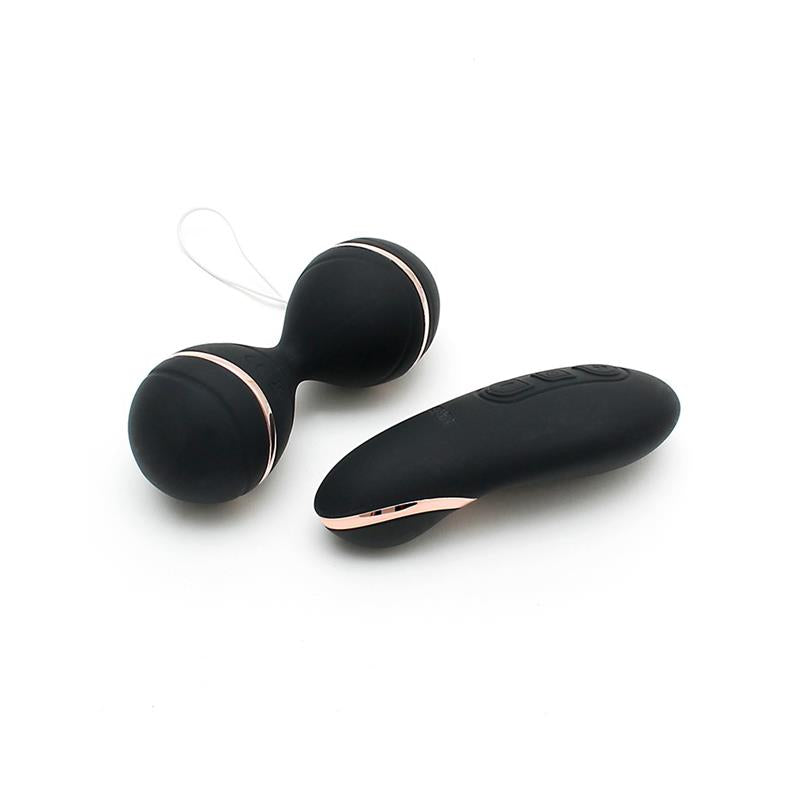 Bolas Kegel Con Control Remoto Y Estimulador Ibiza Negro