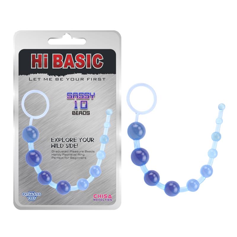 Cadena Anal Sassy 30 Cm Azul