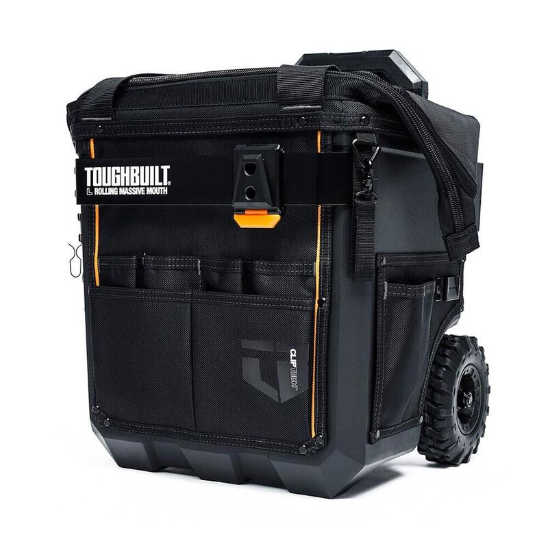 Bolsa De Herramientas Massive Mouth L Con Ruedas, Con Sistema Cliptech, 36,8 X 35,5 X 49,5 Cm