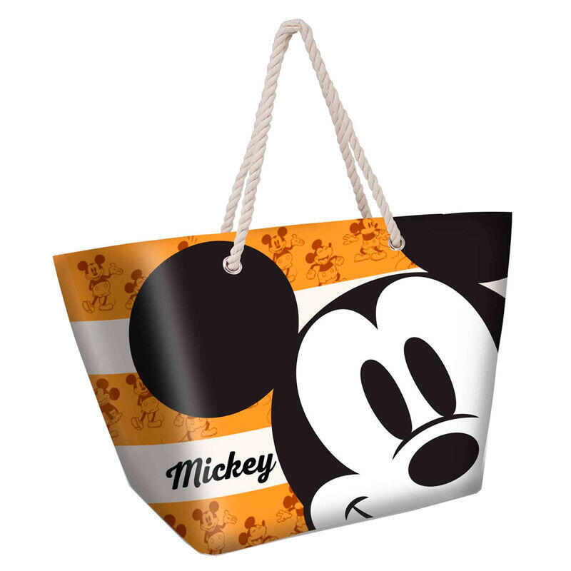 Bolsa Playa Orange Mickey Disney