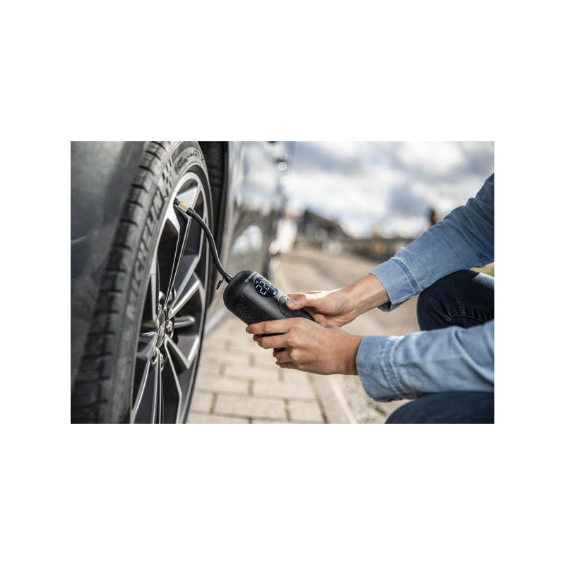 Bomba De Aire Inalámbrica Wiha Zai Home, 6 Piezas (Negro, Batería De Iones De Litio De 3,7 Voltios, 4 Ah)