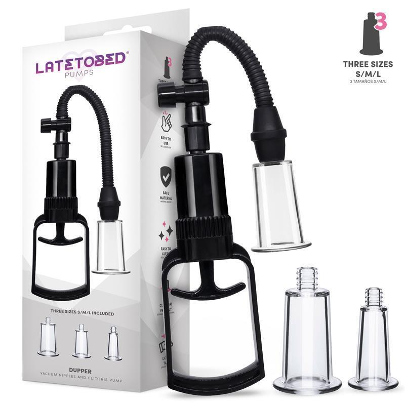 Bomba Manual Dupper Para Vagina Y Pezones 3 Copas