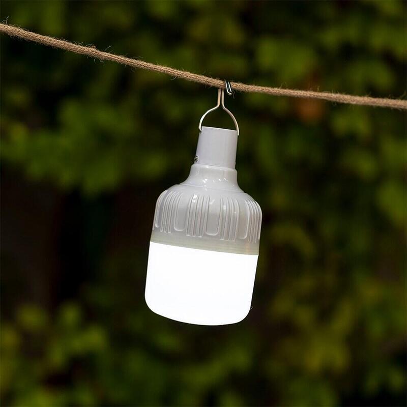 Bombilla Led Portátil Recargable, Blanca, 500 Im, Lp44, 2 Uds