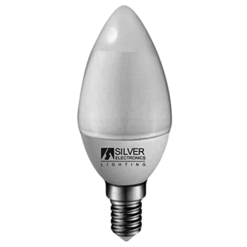Bombilla Led Silver Electronic Eco Vela 5w=35w - E14 - 3000k - 436 Lm - 160 - Luz Calida - A+