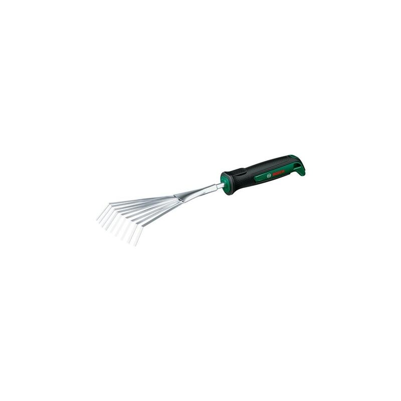 Bosch Escoba De Acero Inoxidable, Rastrillo De Mano, Verde/Negro, Ancho 12 Cm 06008b5600