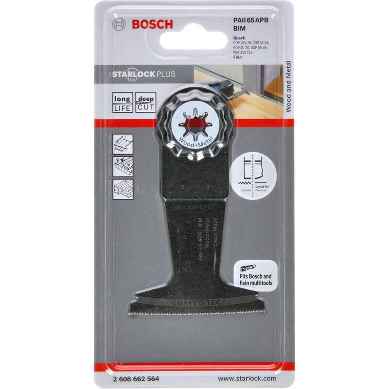 Bosch Hoja De Sierra De Inmersión Bim Paii 65 Apb Madera + Metal 2608662564