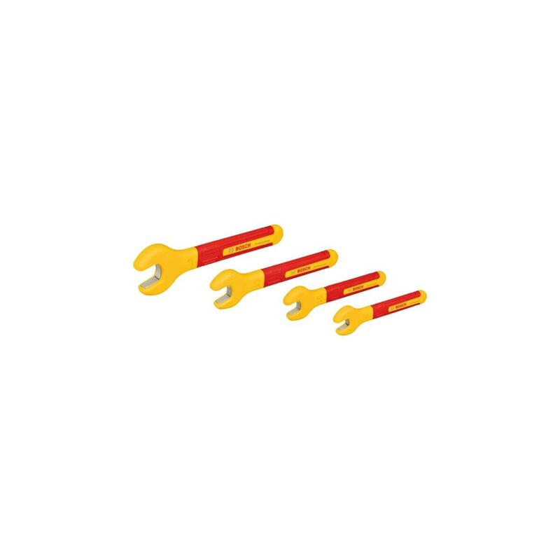 Bosch Professional Juego De Llaves De Boca Vde 8 10 13 17 Mm Professional, Llave Roja Amarilla, 4 Piezas 1600a02ne8