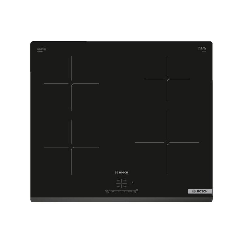 Bosch Pue63kbb6e Placa De Inducción, Número De Quemadores Zonas De Cocción 4, Sin Marco, Ancho 60 Cm, Negro