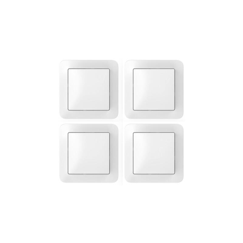 Bosch Smart Home Wall Switches Para Actuadores Inteligentes 4 Set White, 4 Piezas 8750002834