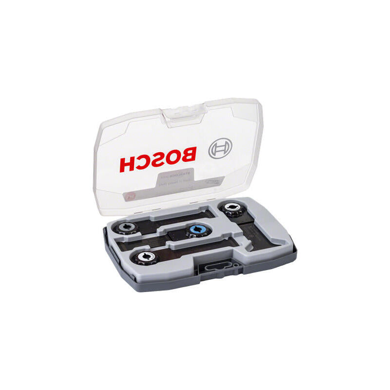Bosch Starlock Max Best Of Heavy Duty Set, Juego De Hojas De Sierra De 4 Piezas (Para Herramientas Multifuncionales) 2608664132