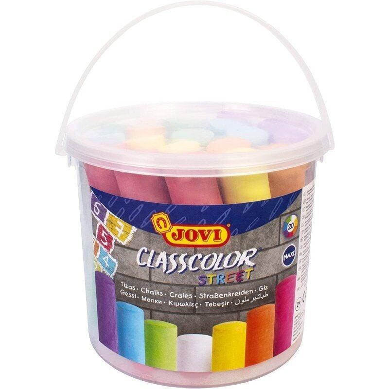 Bote De Tizas Jovi Classcolor Street 1130 20 Unidades Colores Surtidos