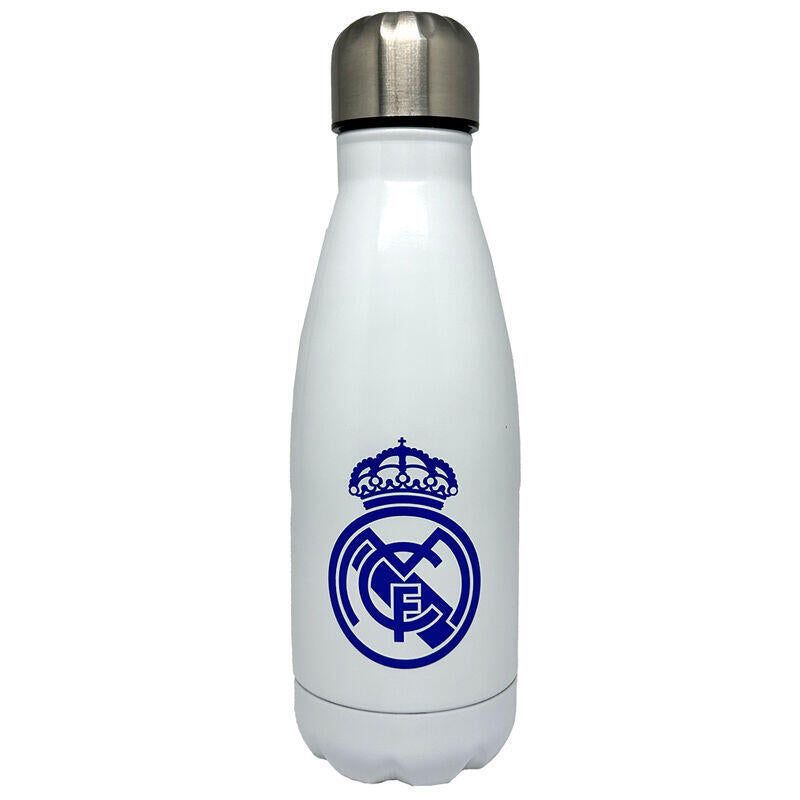 Botella Acero Inoxidable Real Madrid 550ml Blanca