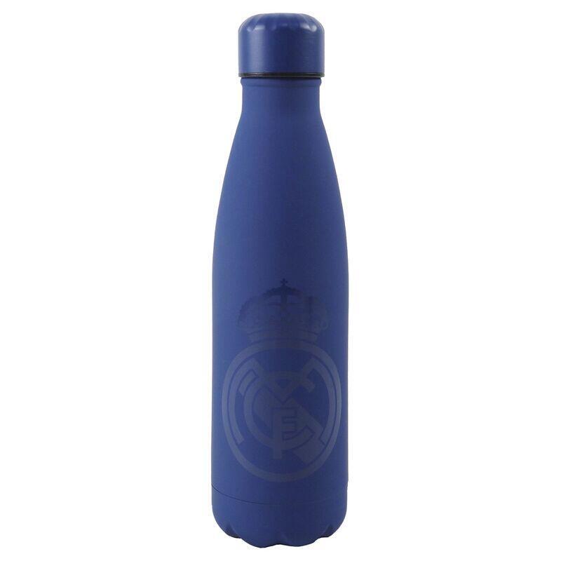 Botella Azul Acero Inoxidable Real Madrid 600ml