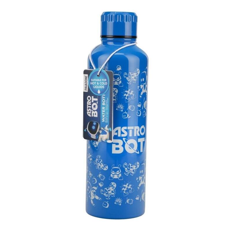Botella Termo Paladone Astro Bot De Agua De Metal, Inoxidable De 500 Ml