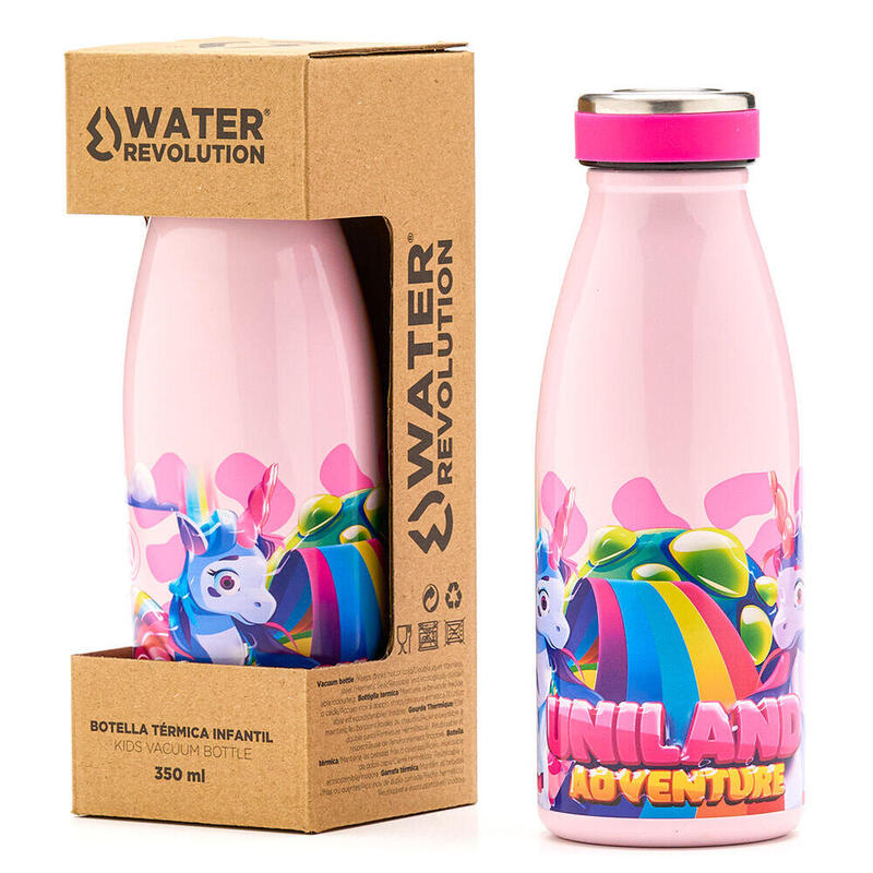 Botella Uniland Termo 400ml Water Revolution