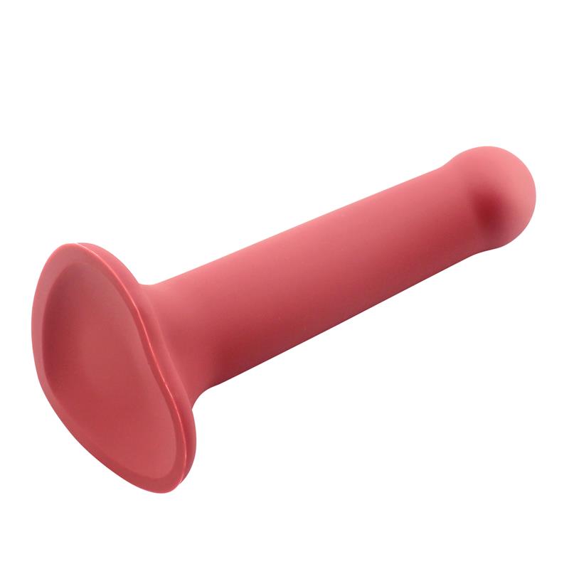 Dildo Bouncy Silicona Líquida Hiper Flexible 6.5 - 16.5 Cm Talla S Burgundy