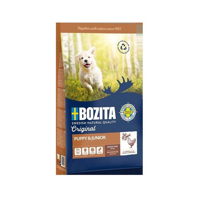 Bozita Original Puppy & Junior Chicken - Alimento Seco Para Perros - 12kg