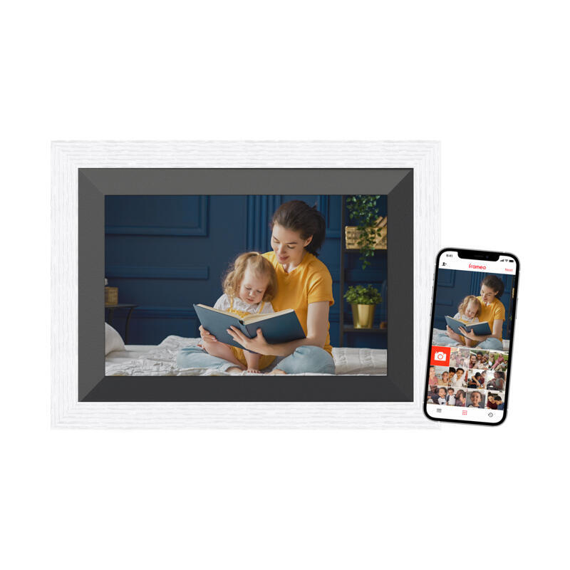 Braun Digiframe 10b Marco Fotográfico Digital Negro, Blanco 25,6 Cm (10.1") Pantalla Táctil Wifi