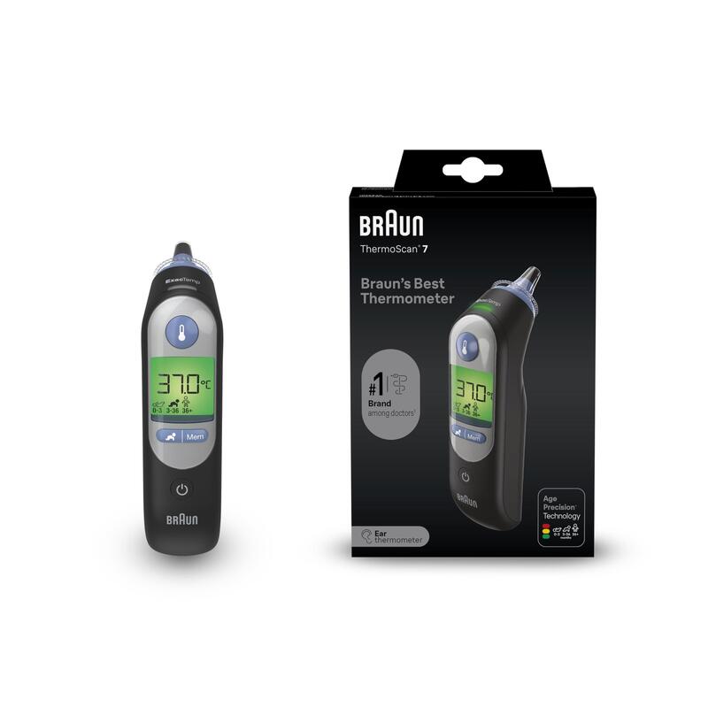 Braun Termómetro Clínico Irt6520b / Thermoscan 7 Irt 6520 Negro