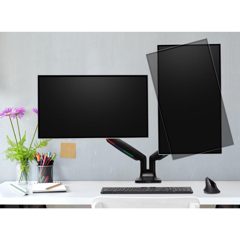 Brazo Para Monitor Kensington 2tft, Negro De Un Solo Toque
