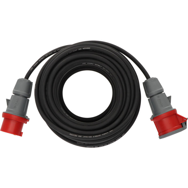 Brennenstuhl Cee Cable De Extensión Ip44 30m Negro H07rn-F 5g1,5 5-Polig