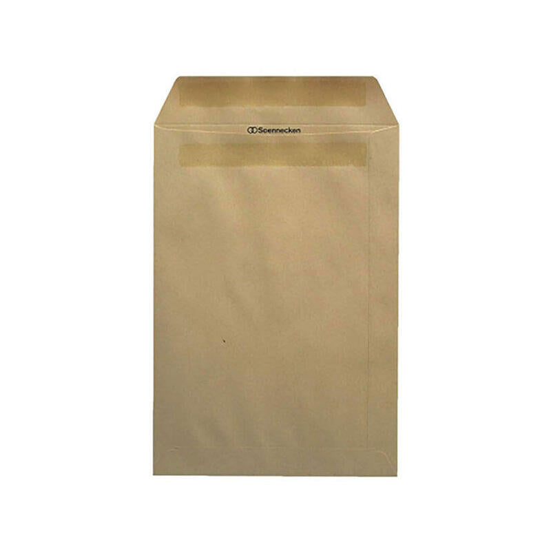 Briefumschlag Din B4 O. Fenmer Selbmklebend Braun 250x353mm 250s