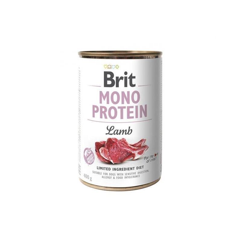 Brit Mono Protein Comida Húmeda Para Perros Cordero 400 G