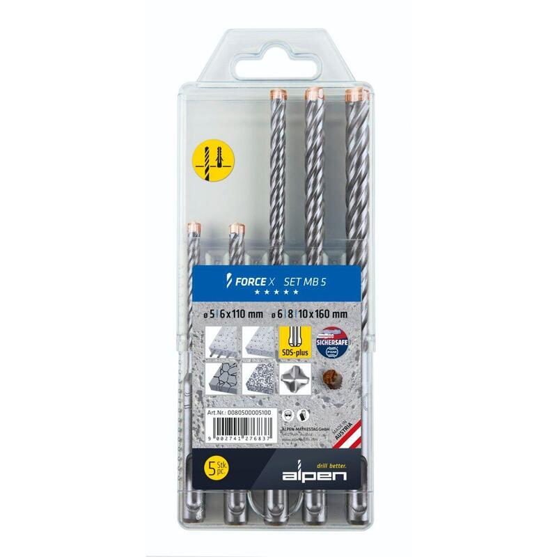 Broca Alpen Satz Sds+ Force X Mb 5 (805+815)