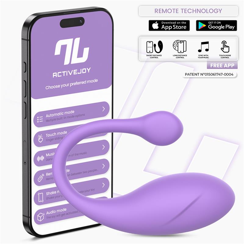 Bulby Huevo Vibrador Con App Lavanda
