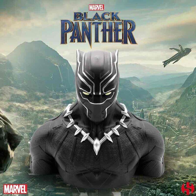 Busto Hucha Black Panther Wakanda Deluxe Marvel Comics 20cm