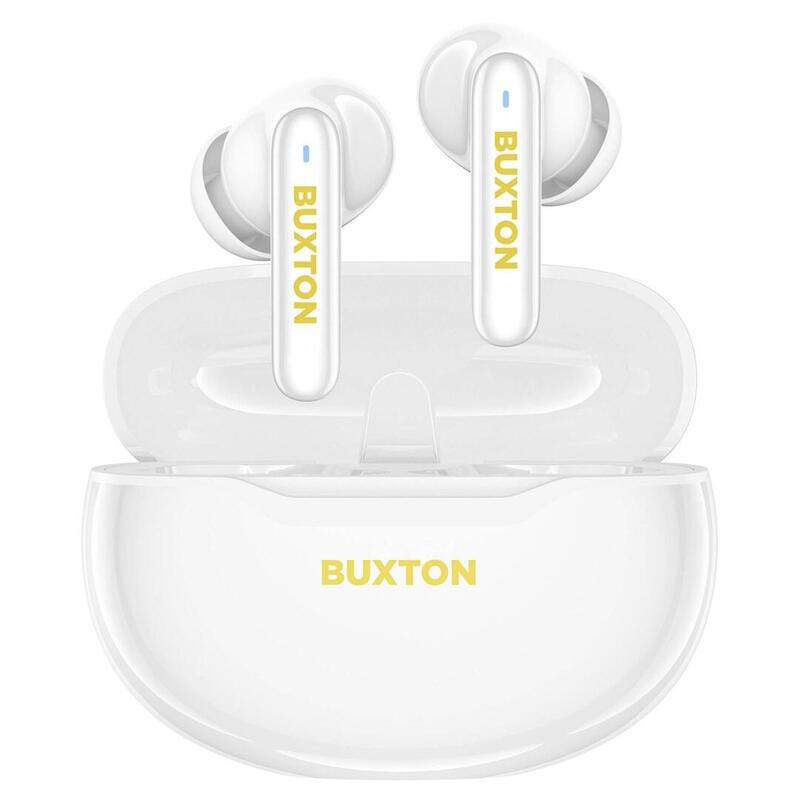 Buxton Btw 7200 White Tuya - Auriculares Intrauditivos Inalámbricos Con Estuche De Carga, Blancos