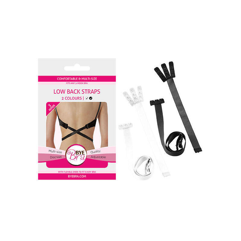 Bye-Bra - Adaptador Sujetador Espalda Abierta Negro & Blanco