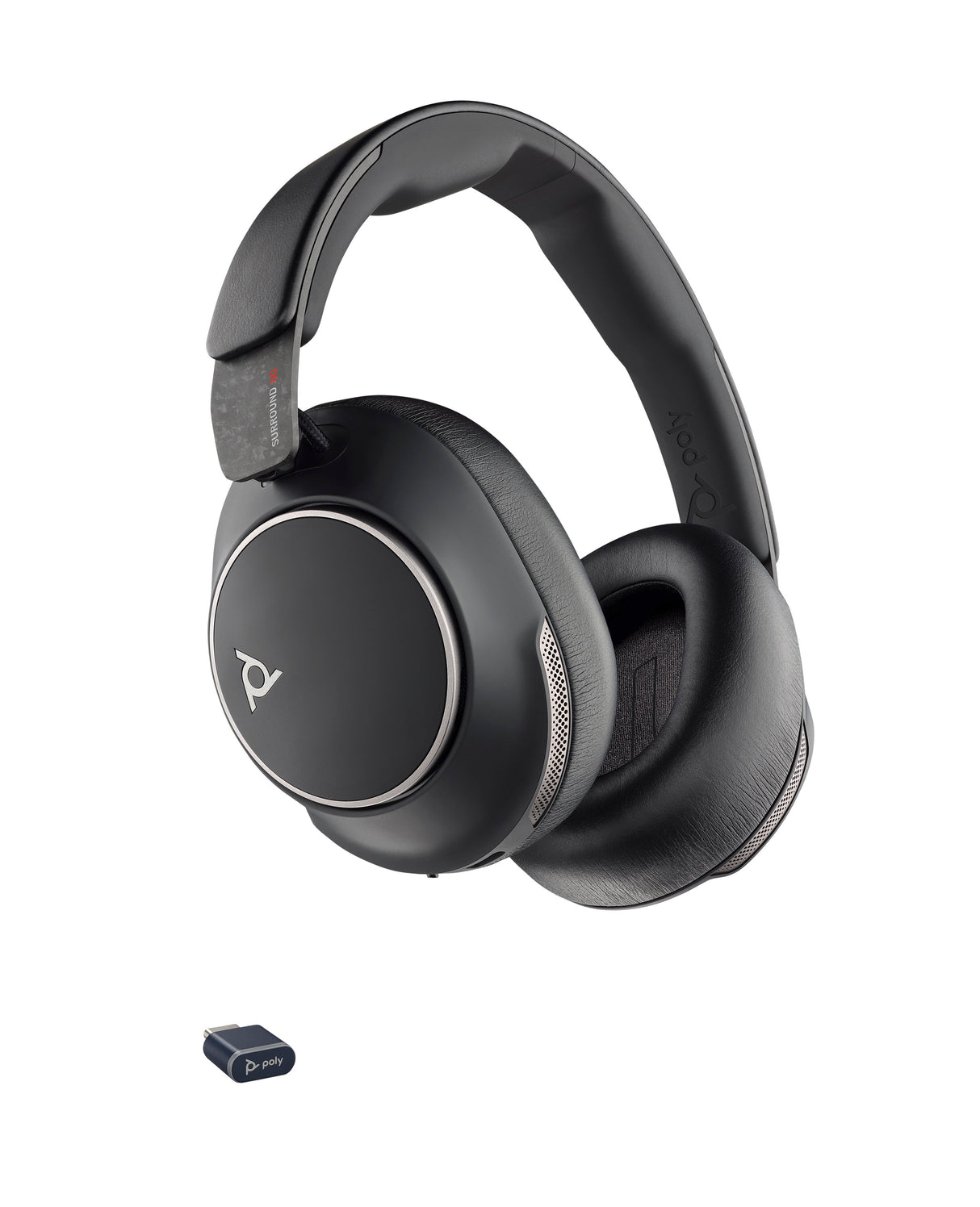EAN 0196786453328 - HP Poly Voyager Surround 80 UC USB-C Headset +USB-C/A Adapter Inalámbrico Diadema Música/uso diario USB T imagen 1