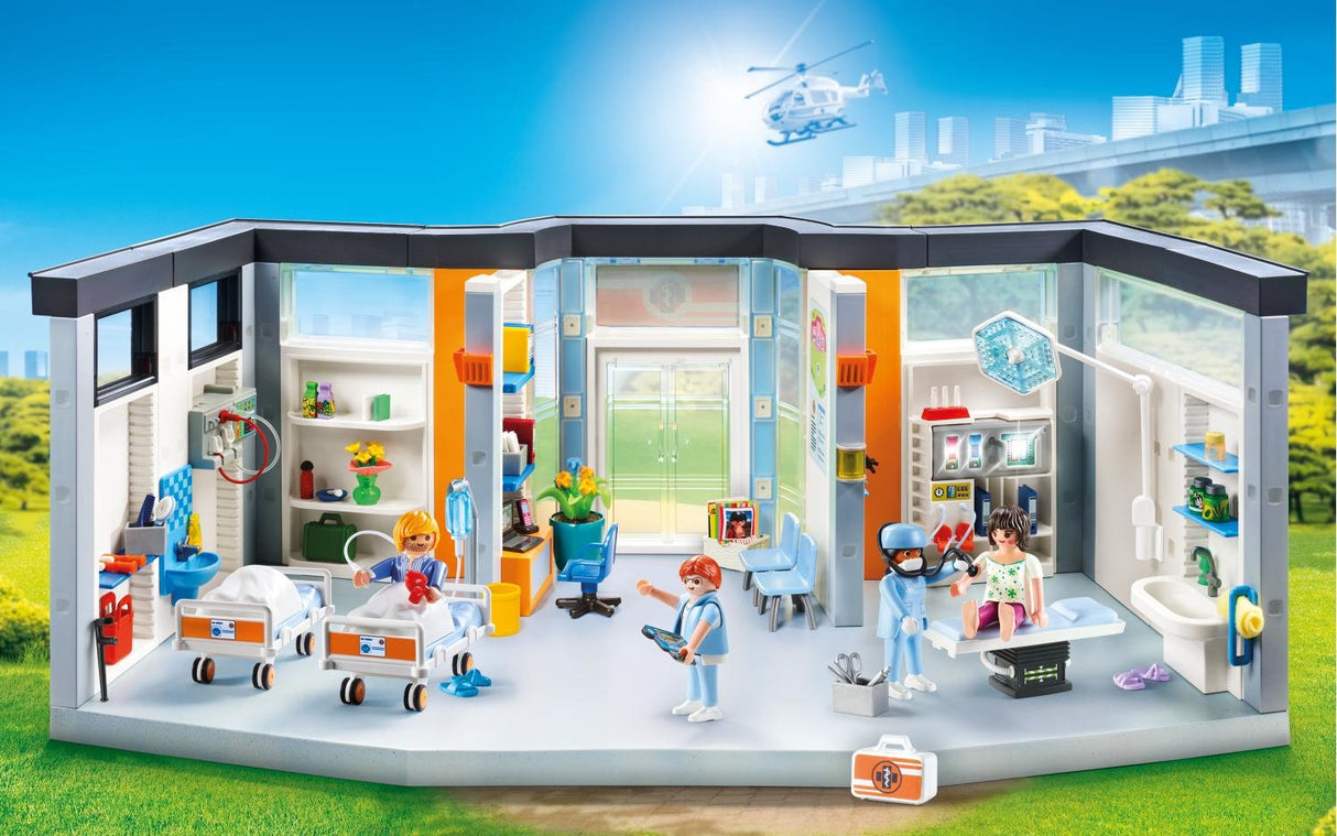 Playmobil 70191 City Life - Krankenhaus Mit Einrichtung