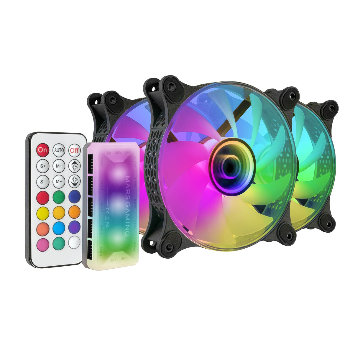 EAN 8435693102861 - Mars Gaming MF3DKIT sistema de refrigeración para ordenador Carcasa del ordenador Ventilador 3 pieza(s) imagen 1