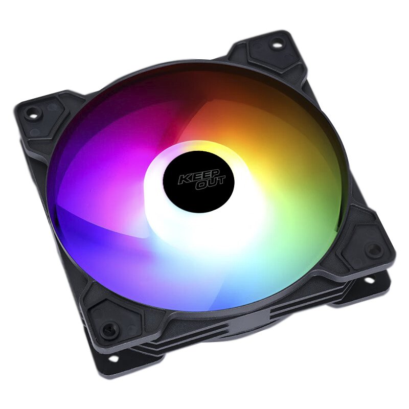 Ventilador Auxiliar Xfc-120f Rgb Keepout 120mm/ Rgb/ Negro