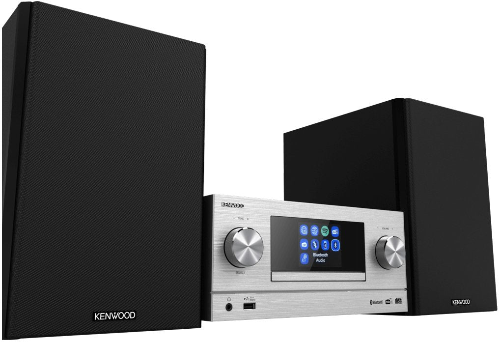 Kenwood M-9000s Smart Micro Hifi-Symem Mit Dab+, Wifi, Internetradio Plata