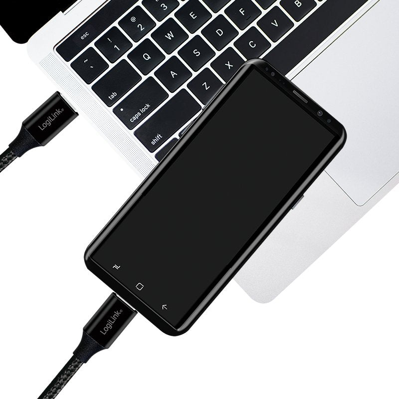 EAN 4052792052817 - LogiLink CU0154 cable USB USB 2.0 1 m USB C Negro imagen 4