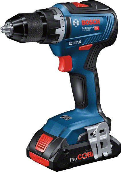 Juego Combinado Bosch Professional Gsr 18v-55 + Gdx 18v-200 + Gbh 18v-22, Juego De Herramientas Azul, 3x Batería Procore18v 4.0ah, Bolsa De Herramientas