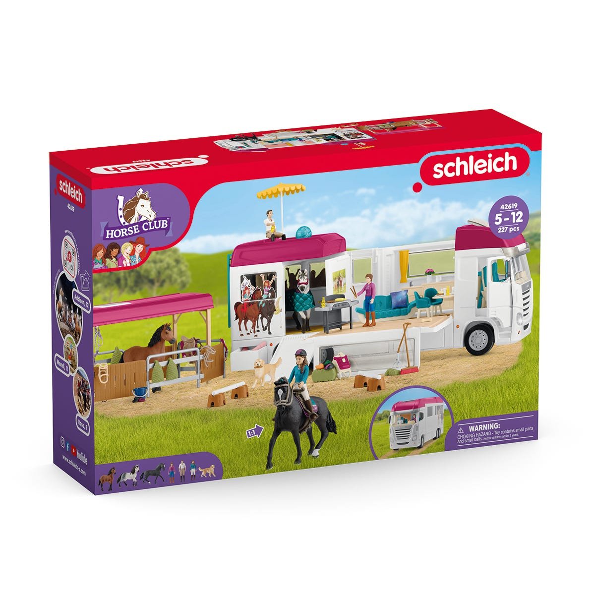 Schleich Horse Club Transportador De Caballos, Vehículo De Juguete