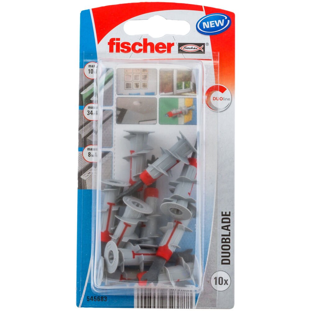 Blister 10 Unid. Taco Duoblade K 545683 Fischer
