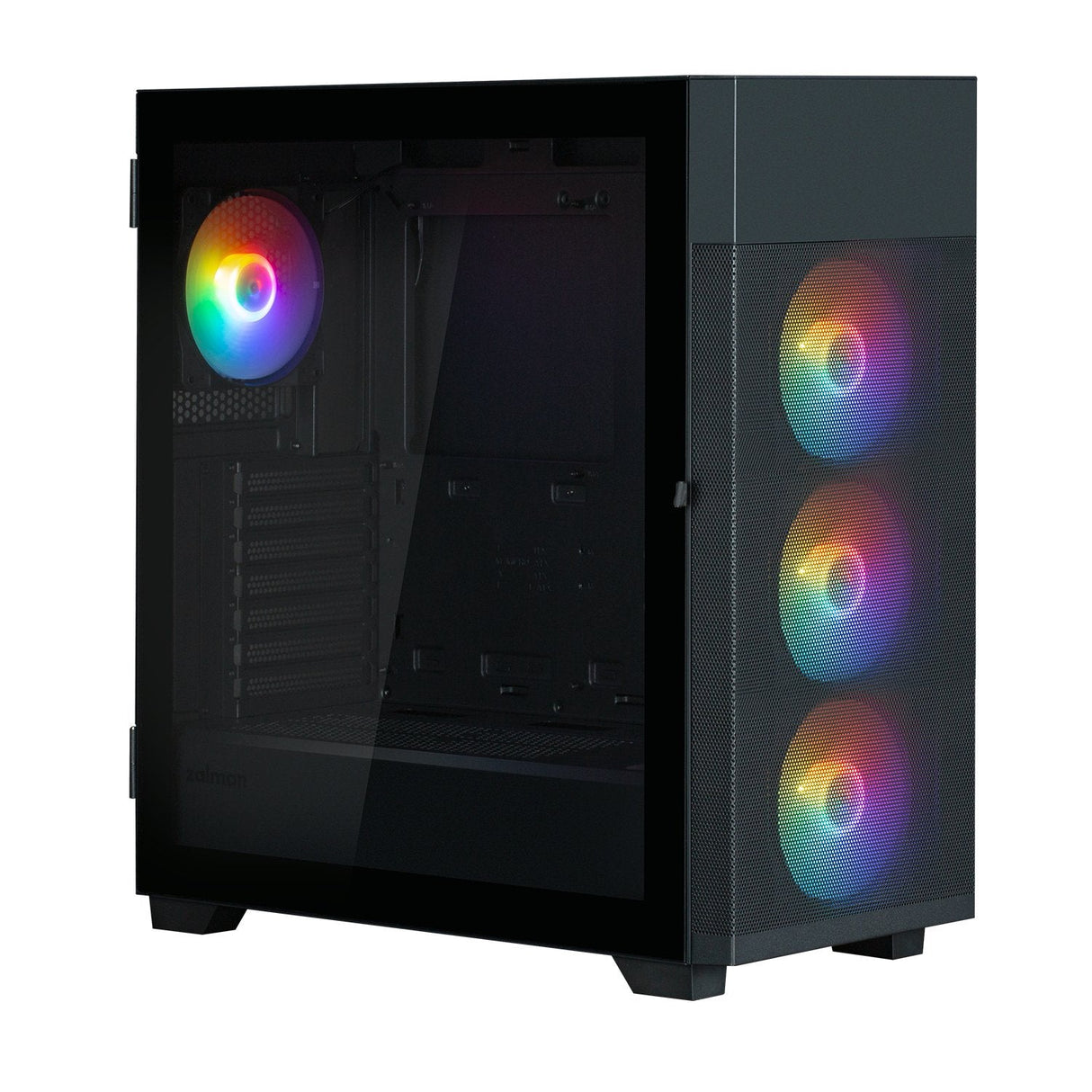 Caja Pc Obudowa S5 Neo Black Atx Mid Tower Frgb Fan X4