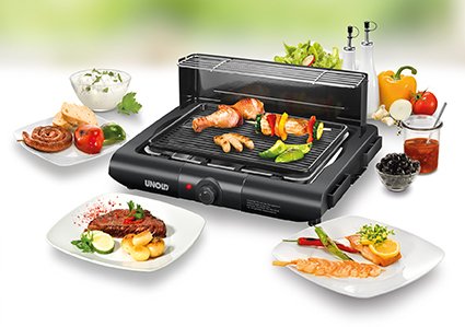 Parrilla Independiente Unold 58565, Parrilla Eléctrica Negra, 1.600 Vatios 58565