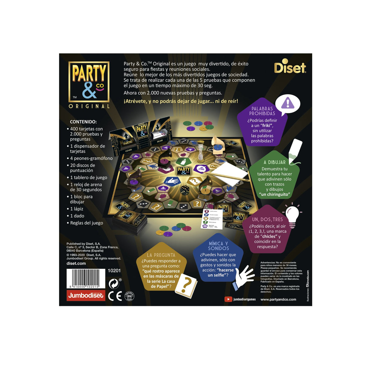 EAN 8410446102015 - Diset 10201 juego de tablero 45 min Juego de mesa Partido imagen 4