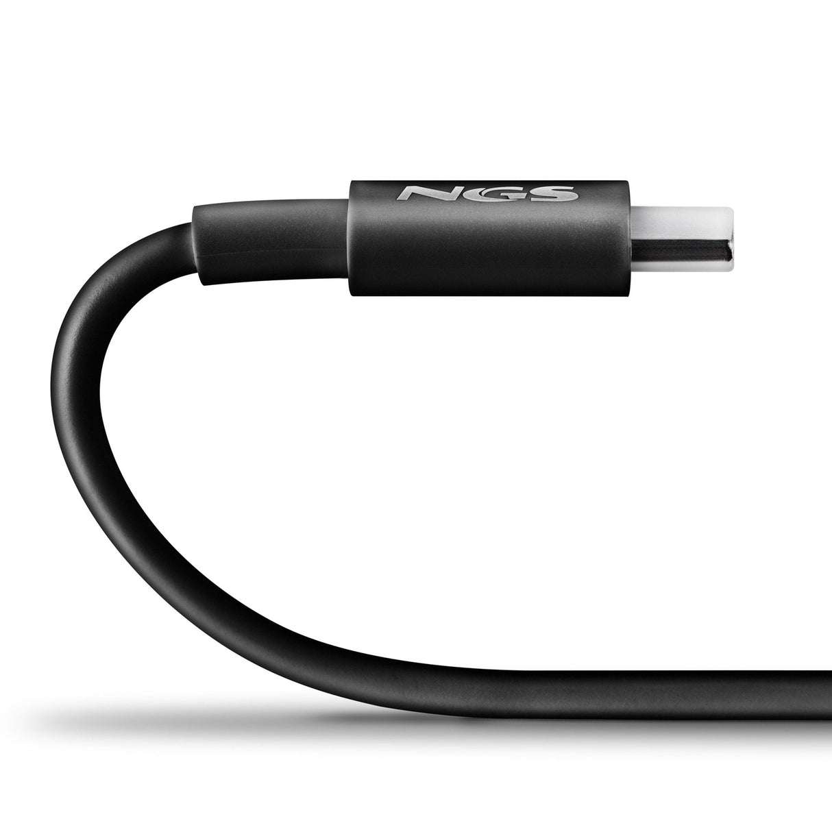 Cable Usb 2.0 Tipo-C Ngs Zyro 60w-1 Usb Tipo-C Macho Usb Tipo-C Macho Hasta 60w 480mbps 1m Negro