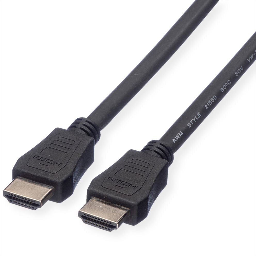 Value Hdmi High Speed Cable Mit Ethernet, Lsoh, Schwarz, 5 M