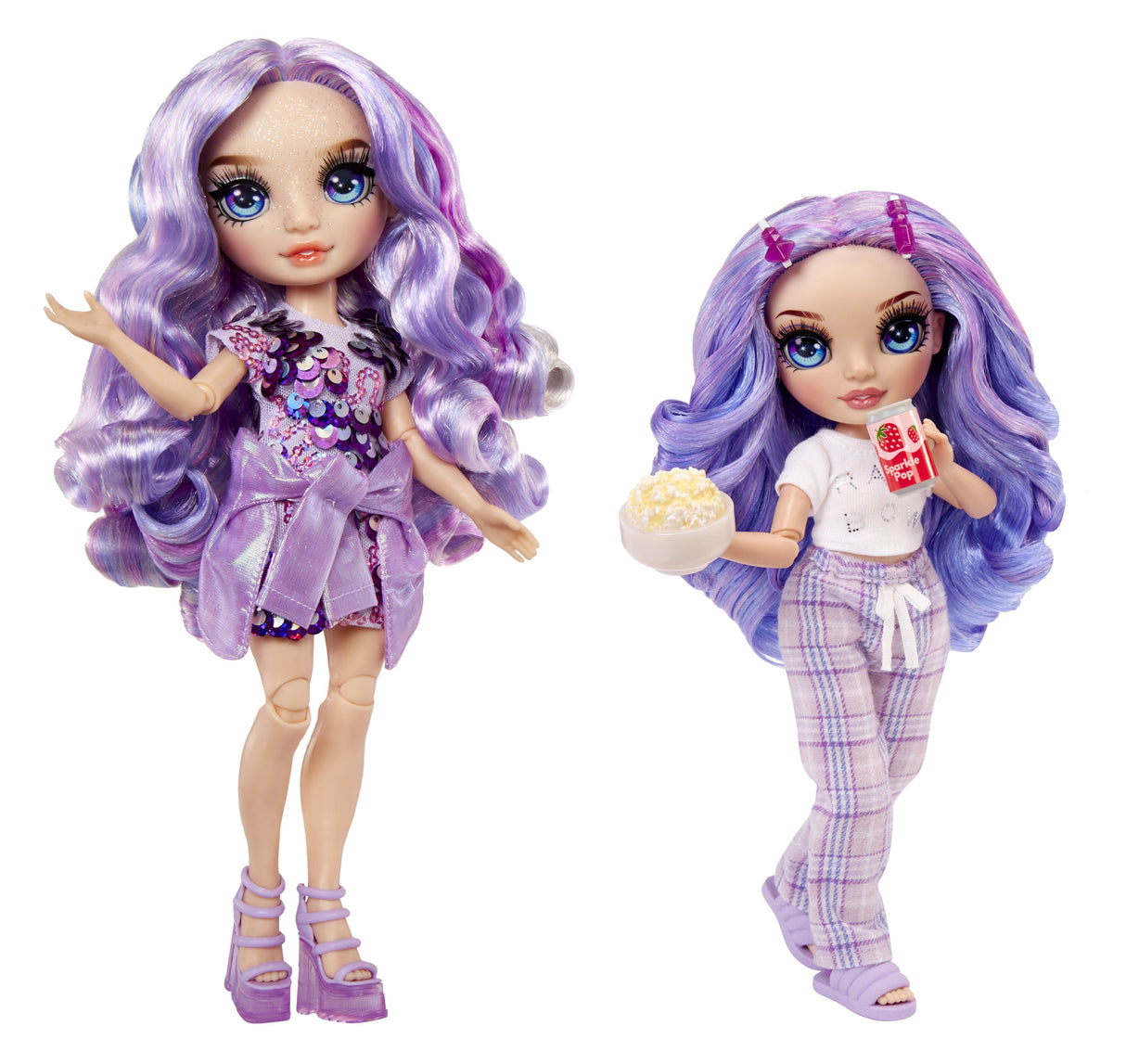 Muñeca Mga Entertainment Rainbow High Junior High Pj Party - Violeta (Purple), 503705-Euc