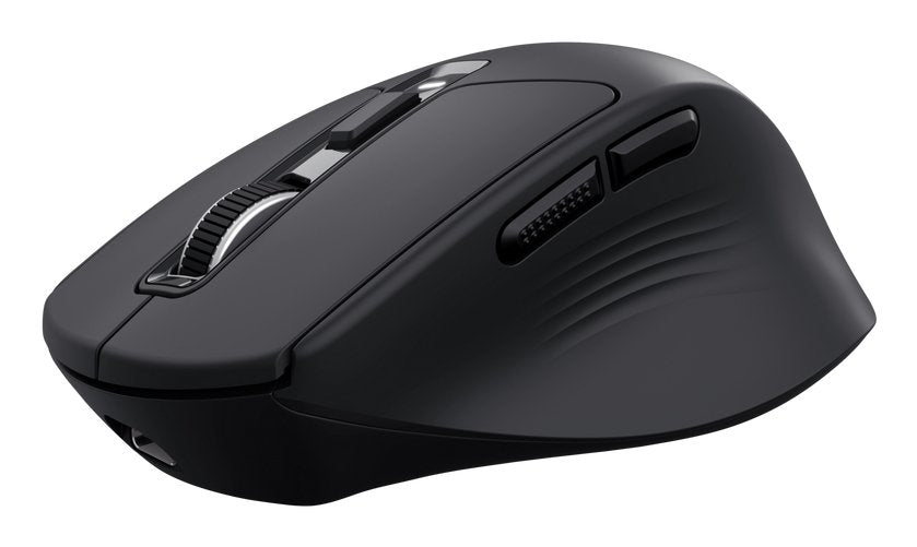 Mouse Trust Wireless Niven Bt/2.4ghz 7 Botones Silencioso 800-3200dpi Recargable Negro